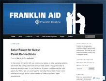 Tablet Screenshot of franklinaid.com